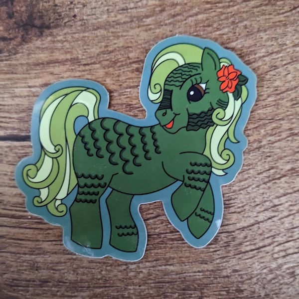 My Little Pony From The Black Lagoon gloss vinyl sticker