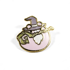 Enamel Pin | Kawaii Enamel Pin | Cute Enamel Pins | Bear | Mini Enamel Pins For Ita Bag | Magical Staff Gom Stabbie Enamel Pin By TuziNeko