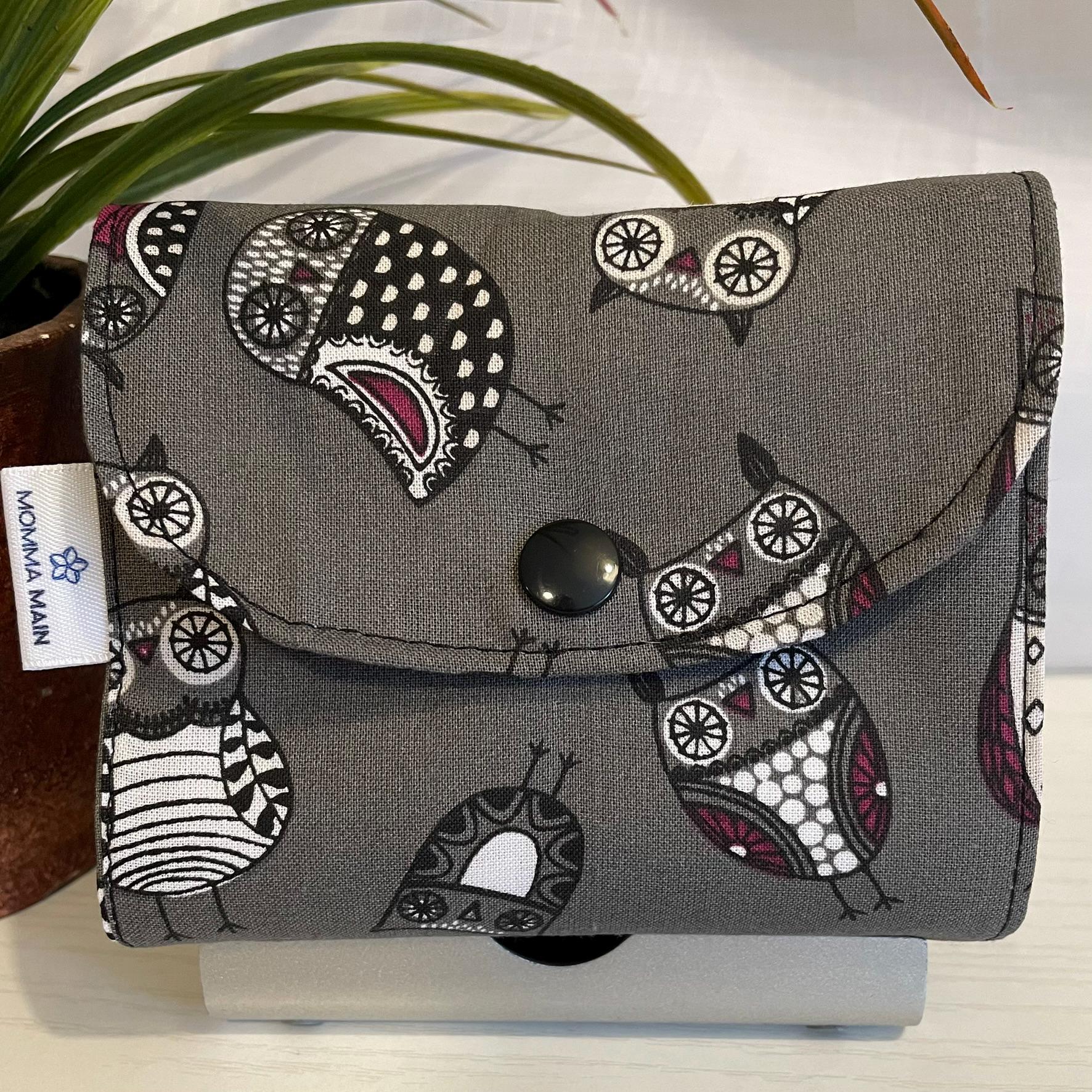Handmade Foldable Shopping Bag - Owls