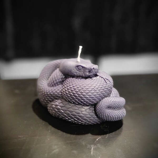 Snake Candle Etsy