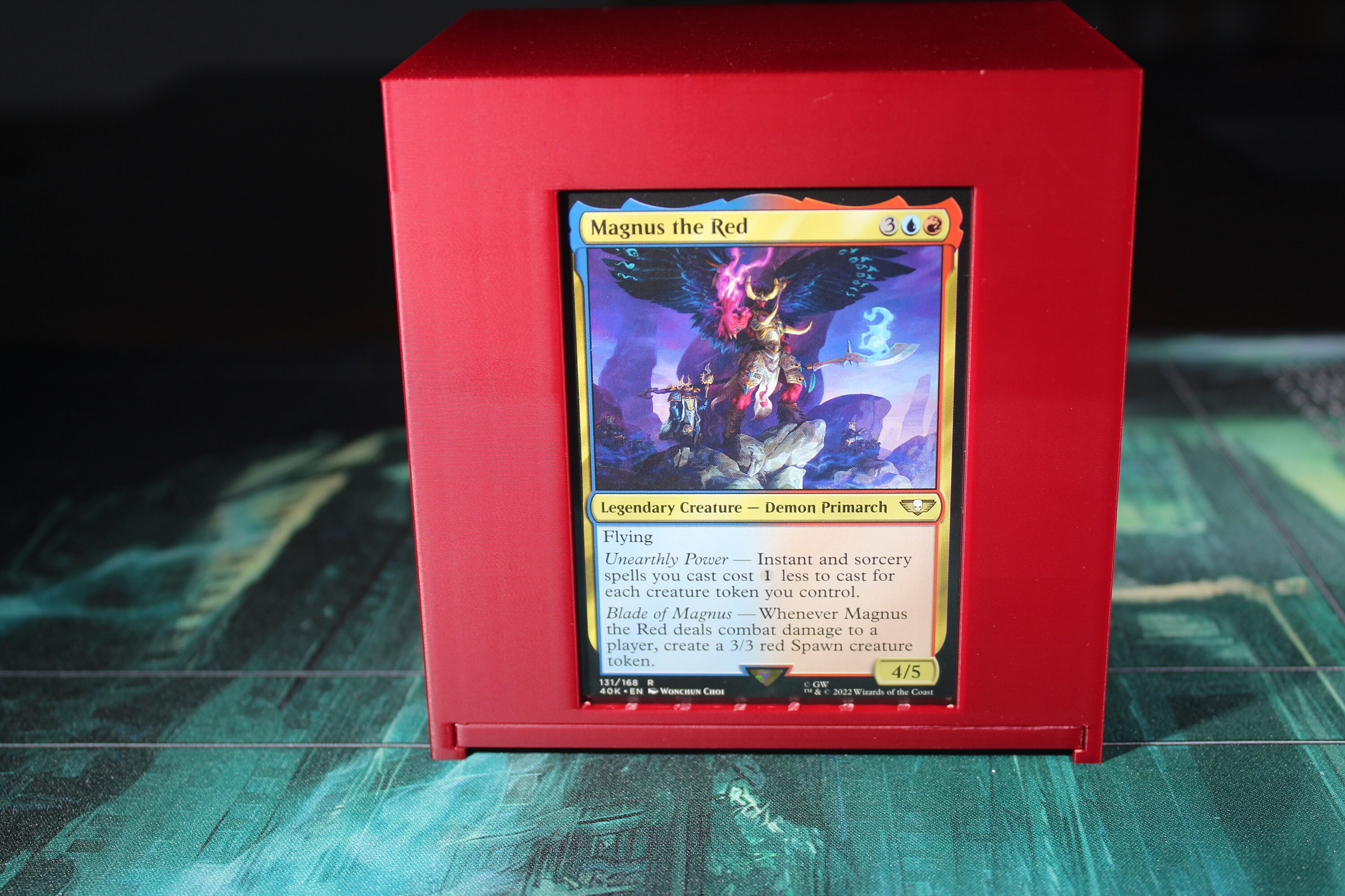 Deck Box Magic the Gathering Commander EDH With Life Counter Etsy