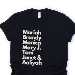 90&#39;s R&B Legends | Unisex | Birthday Gifts| 80&#39;s music | Gifts For Him | Gifts for Her | Gifts for They | Black Owned | Mental Health