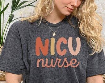 NICU Nurse Shirt, Appreciation Gift, Soft Cotton Tee