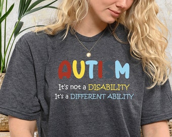 Autism Awareness Shirt, Neurodiversity Shirt, Autistic Pride Shirt, Autism Mom Shirt, Autism Shirt, Rainbow Neurodiversity Shirt, PCA169