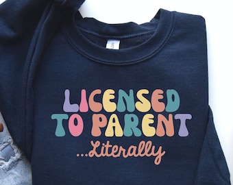 Sous licence parentale, littéralement chemise, sweat-shirt pour famille d'accueil pour adoption, sweat-shirts pour parents adoptifs, chemise pour adoption familiale, PCA775