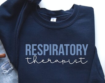 Respiratory Therapist Sweatshirt: Cotton-Blend Unisex Hoodie