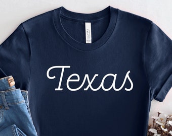 Comfort Colors Texas Home State Tee, Women's Soft Cotton T-Shirt