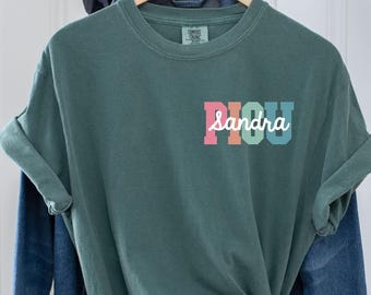 Comfort Colors PICU Nurse Shirt: Pediatric Intensive Care Unit Tee