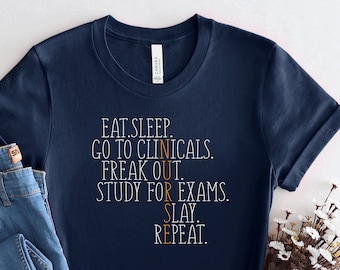 Nurse In Progress Shirt, Clinicals Student Gift