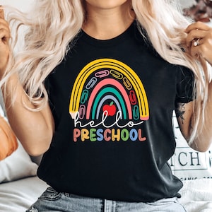 Hello Preschool Shirt, Preschool Teacher Shirt, Preschool Crew, Preschool Squad, Cute Preschool Teacher Shirt, Preschool Shirt, PCA426
