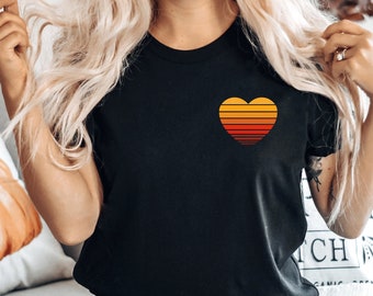 Retro Sunshine Shirt, Retro Sunset Rays Wavy Shirt, Vintage Shirt, Sun Rays Tee, Beachy Vibes Tee, Retro Summer Time , Sunset shirt, PCA497