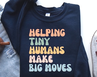 Helping Tiny Humans Make Big Moves Child Therapist Gift, Therapist Gift, Occupational Therapy, Gift For Pediatric Physical Therapist, PCA785