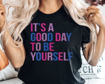 Yourself Shirt, Pride Month, LGBTQ Shirt, Subtle Pride Shirt, Subtle Bi Pride Shirt, Subtle Bisexual Pride Shirt, PCA882