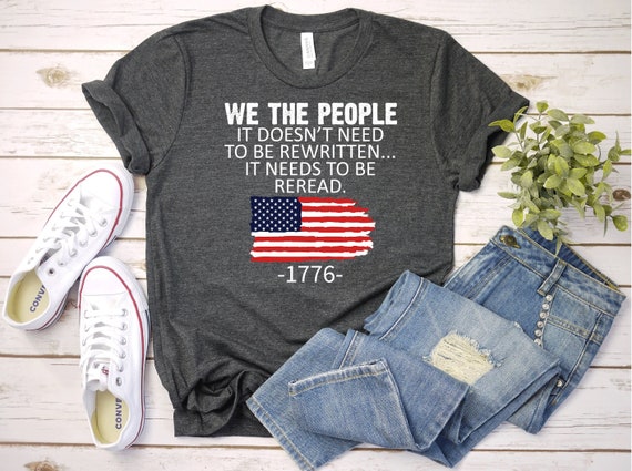 Patriotic Labor Day Shirt, Fourth of July, 1776 We The People Shirt, American History 1776 Independence Day Shirt, Patriotic Shirt, PCA477