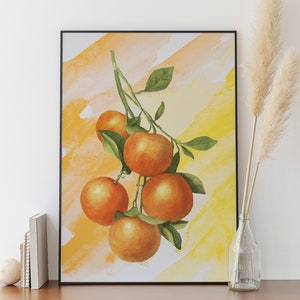 Oranges Fruit Wall Art Prints kitchen gallery wall fruit market prints orange kitchen decor printable kitchen wall kitchen wall art
