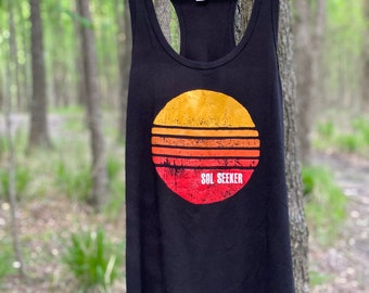 SOL SEEKER - Bamboo + Organic Cotton Unisex Tee and/or Womens Racerback