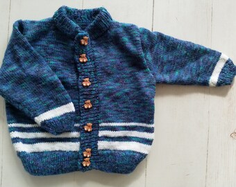 Handmade unique vintage baby sweater