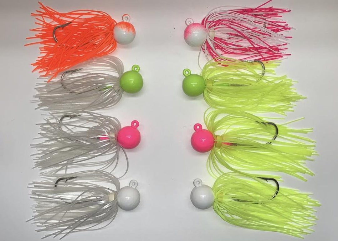 Skirted Fluke/flounder Jig Etsy