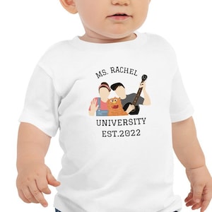 Ms. Rachel tshirt, Infant/toddler tshirt, Ms. Rachel University, Songs for Littles, Ms Rachel and Jules Gift