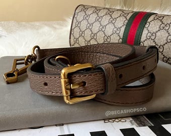 Genuine Leather Crossbody Shoulder Strap Replacement For Gucci Ophidia Bag
