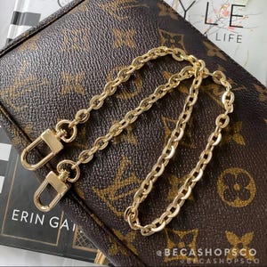 Shoulder Oval Chain Strap Replacement Gold 18&quot;