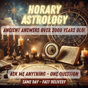 Consulta de Astrología Horaria Obtenga Respuestas Instantáneas a sus Preguntas en 24 Horas Técnica Antigua para Percepciones Cósmicas Lecturas Astrológicas