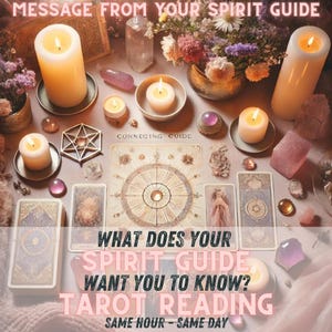 Guide spirituel lecture du tarot la même heure le même jour Message de votre guide spirituel lecture divination sorcière cadeau d'oracle spirituel pour elle