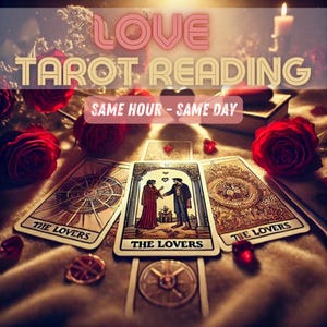 Liebes-Tarot-Lesung Personalisierte Beziehung Anleitung Same Hour Same Day psychische Lesung Wahrsagerei Hexe spirituelle Magie Orakel Geschenk für Sie