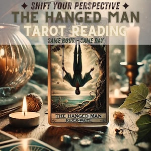 De gehangene Tarotlezen Verander je perspectief Hetzelfde uur Dezelfde dag paranormaal begaafde waarzeggerij heks spiritueel magisch orakel cadeau voor haar