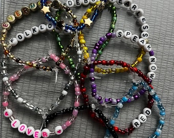 Taylor Swift Eras Tour Friendship Bracelets - Mixed-Color Beads