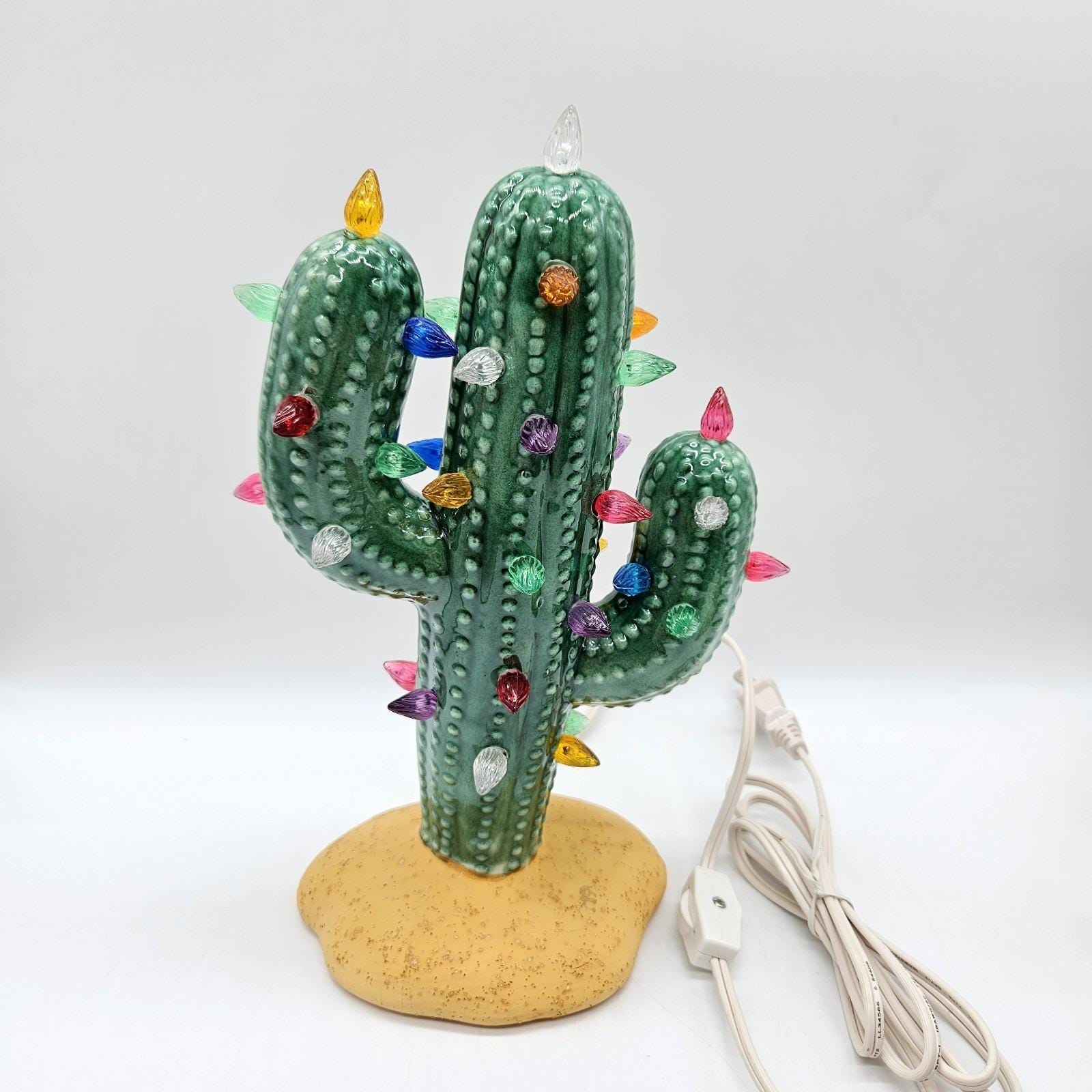 Vintage Cactus Lamps - Etsy