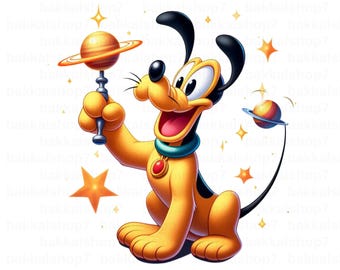 Pluto png, pluto poo Clipart, Transparent design, DIGITAL DOWNLOAD