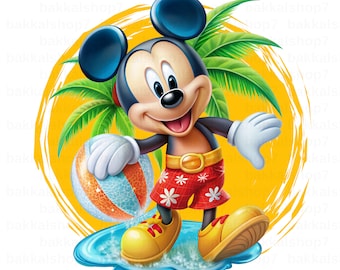 Mickey Mouse png, Mickey Mouse Clipart, Transparent design, DIGITAL DOWNLOAD