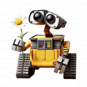 Wall_e clipart, Wall-e eve  PNG, Transparent Design, DIGITAL DOWNLOAD