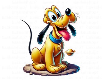 Pluto png, pluto poo Clipart, Transparent design, DIGITAL DOWNLOAD