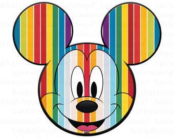 Mickey Mouse PNG, Mickey Mouse Clipart, Transparent Design, DIGITAL DOWNLOAD