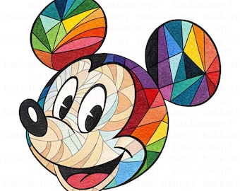 Mickey Mouse PNG Clipart: Transparent Design (Digital Download)