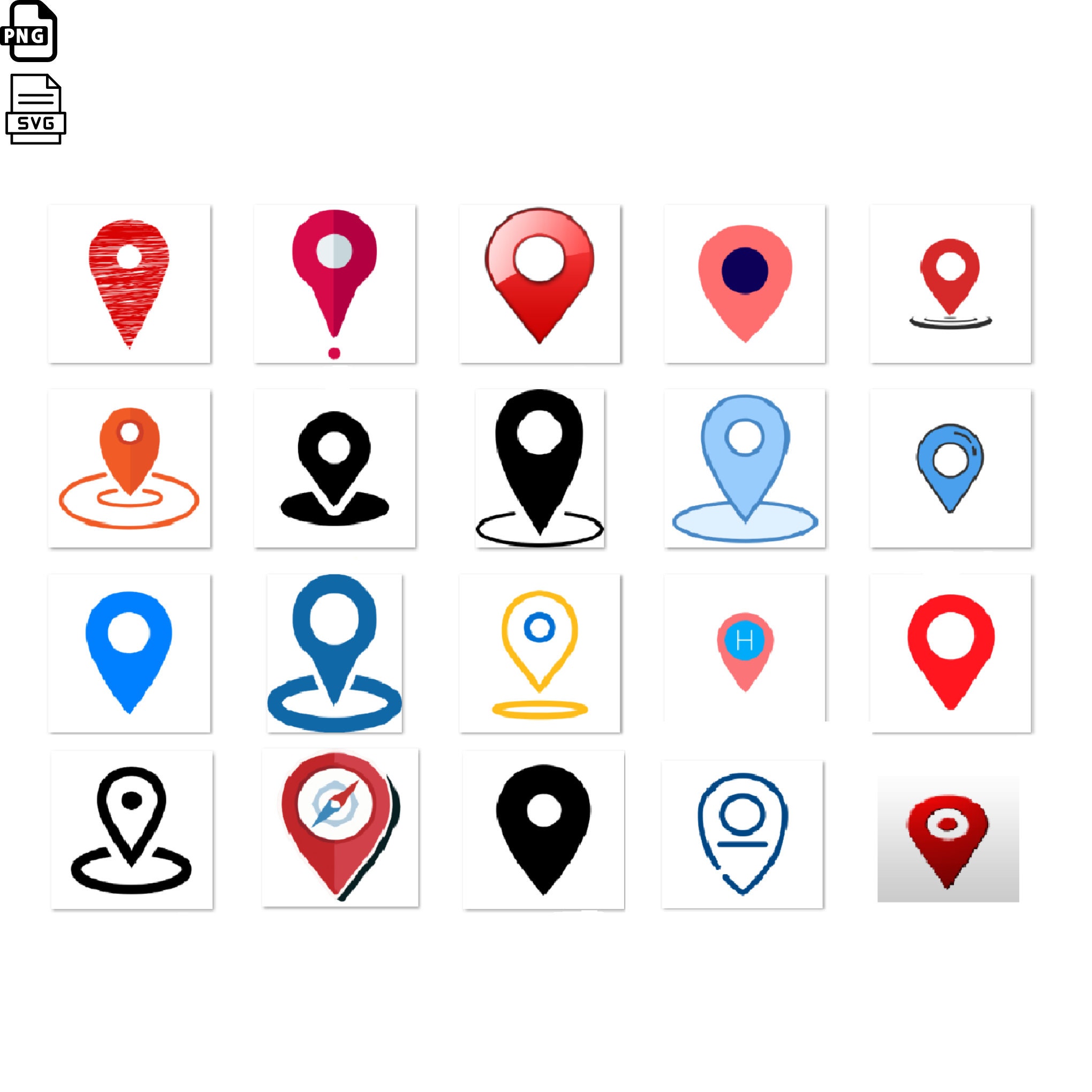 Location Maker , Map Maker Pin , Location Png Svg Etsy