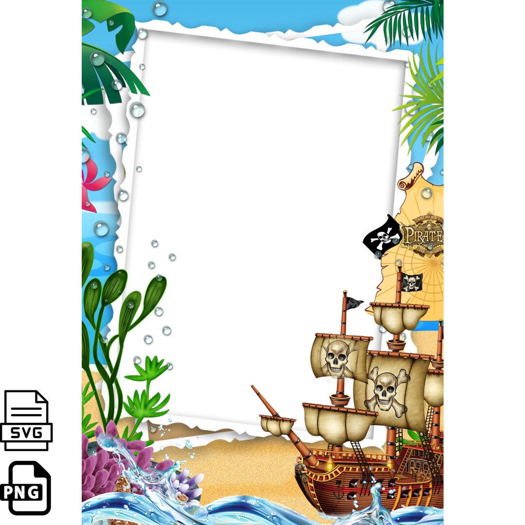 Picture Frame Transparent Background PNG/SVG Digital Download Etsy