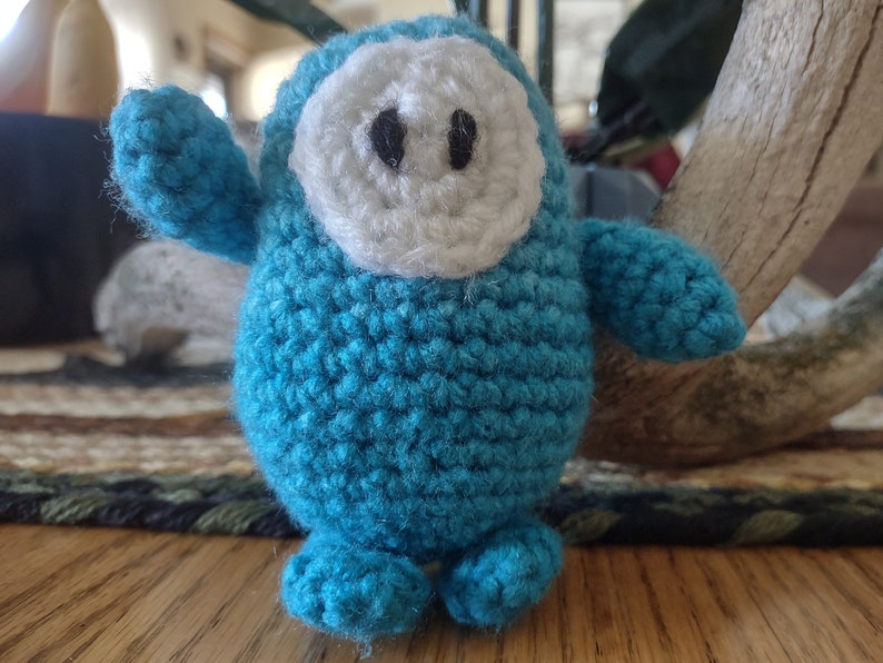 Crocheted Fall Guys Bean Etsy