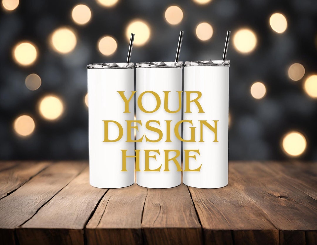 20oz Tumbler Mockup, Blank Tumbler Mockup, 20oz Skinny Tumbler Mockup