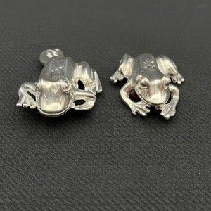 Vintage Frog Salt and Pepper Shakers - Handmade