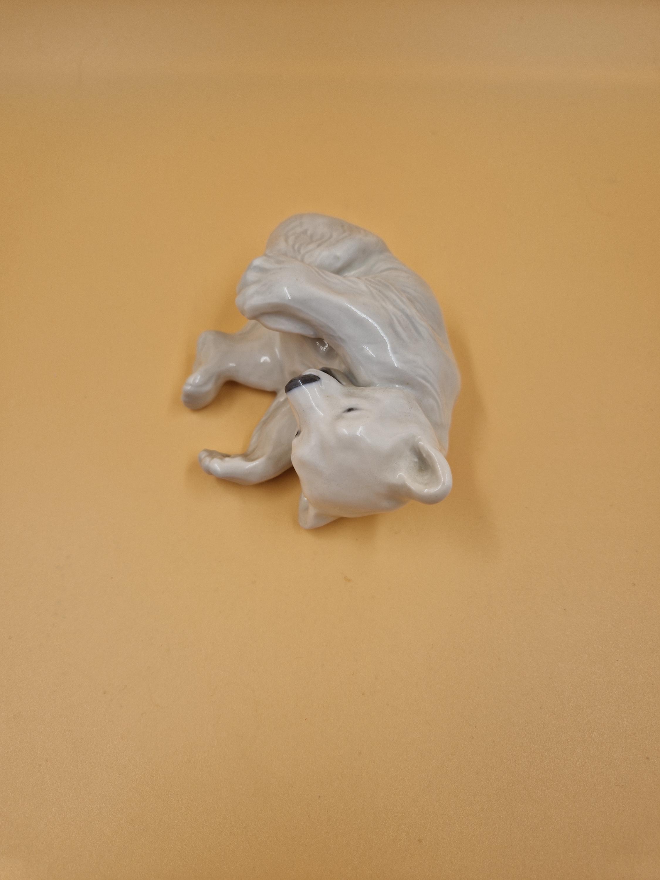 Polar Bear, Royal Copenhagen Figure No 728 Desing Knud Kyhn - Etsy