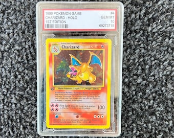 charizard holo 1st edition pokemon card base set 4 102 Charizard Pokemon Base Set Holo 1st Edition Holo #4