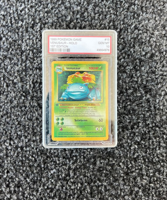 1999 venusaur pokemon card Amazon.com: Pokemon - Venusaur (15/102) - Base Set main image 1
