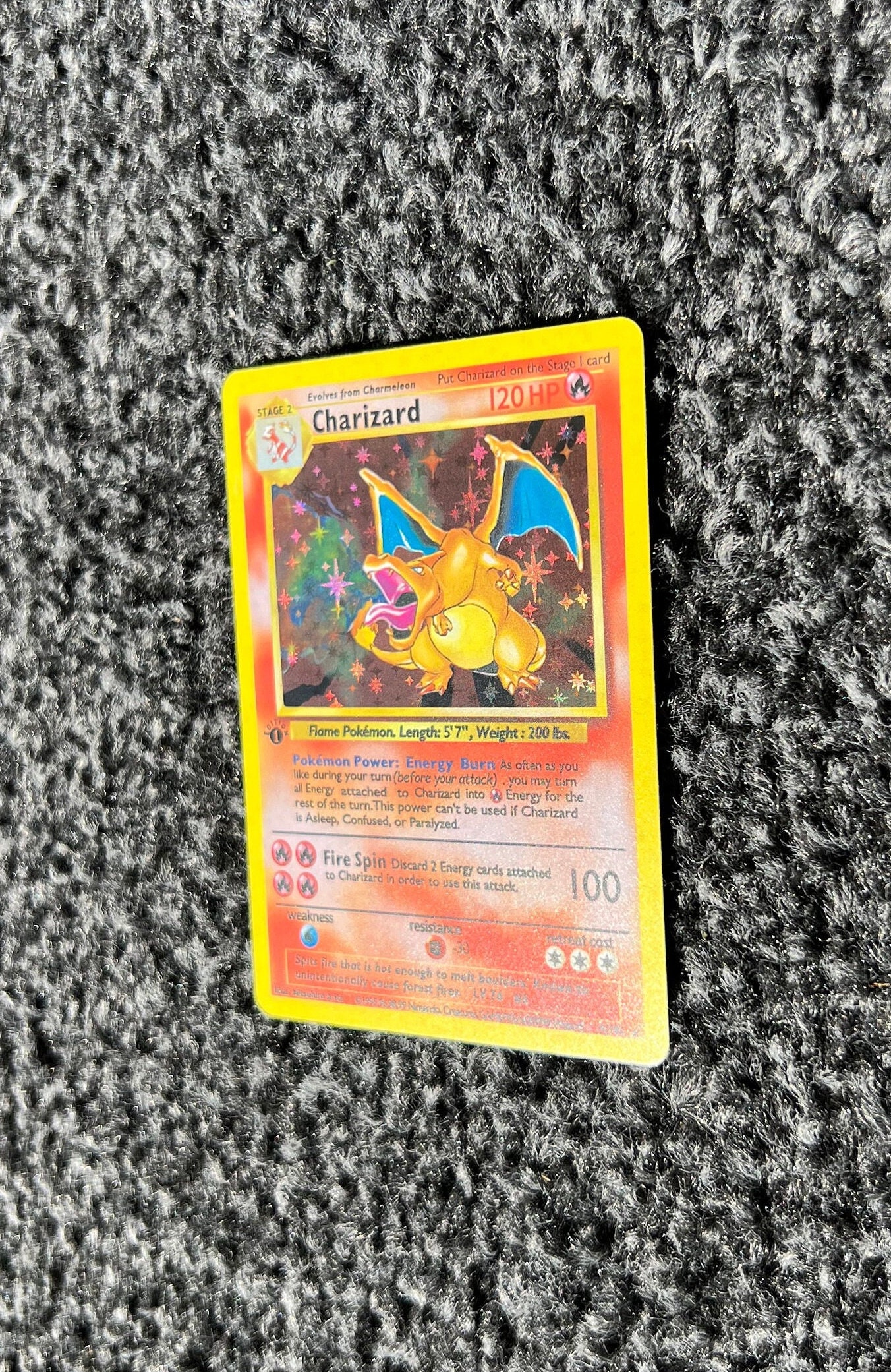 Charizard ポケモンカード　4/102 1st Edition Pokemon Card - PSA 8 Grey Error Stamp 1st Edition Charizard