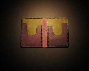 Swarm Bifold EDC Wallet Leather | Real Veg Tanned Italian Leather