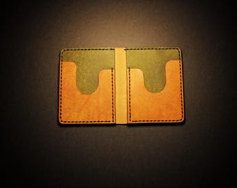 Swarm Bifold EDC Wallet Leather | Real Veg Tanned Italian Leather