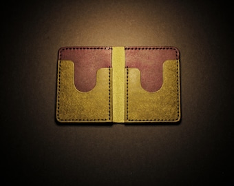 Swarm Bifold EDC Wallet Leather | Real Veg Tanned Italian Leather