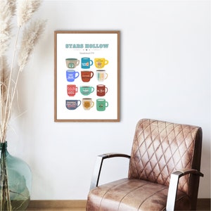 Mother Daughter Stars Town Festivals Mug Poster - 24&quot; x 36&quot;